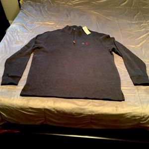 Polo Ralph Lauren quarter zip, XL, Black